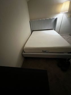 Bed Frame with Cool Gel Memory Foam Mattress