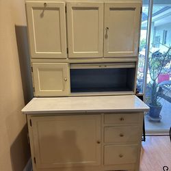 Restored  Vintage Antique Hoosier Cabinet