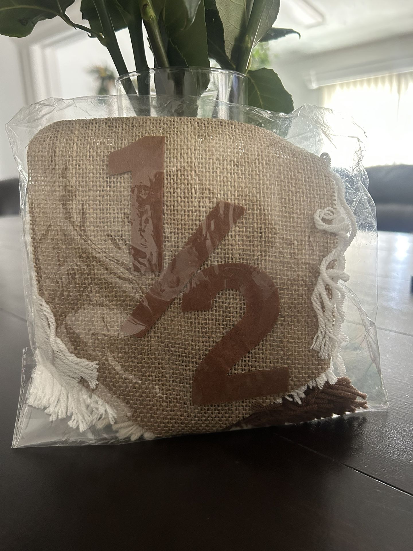 New 1/2 Birthday Banner For High Chair