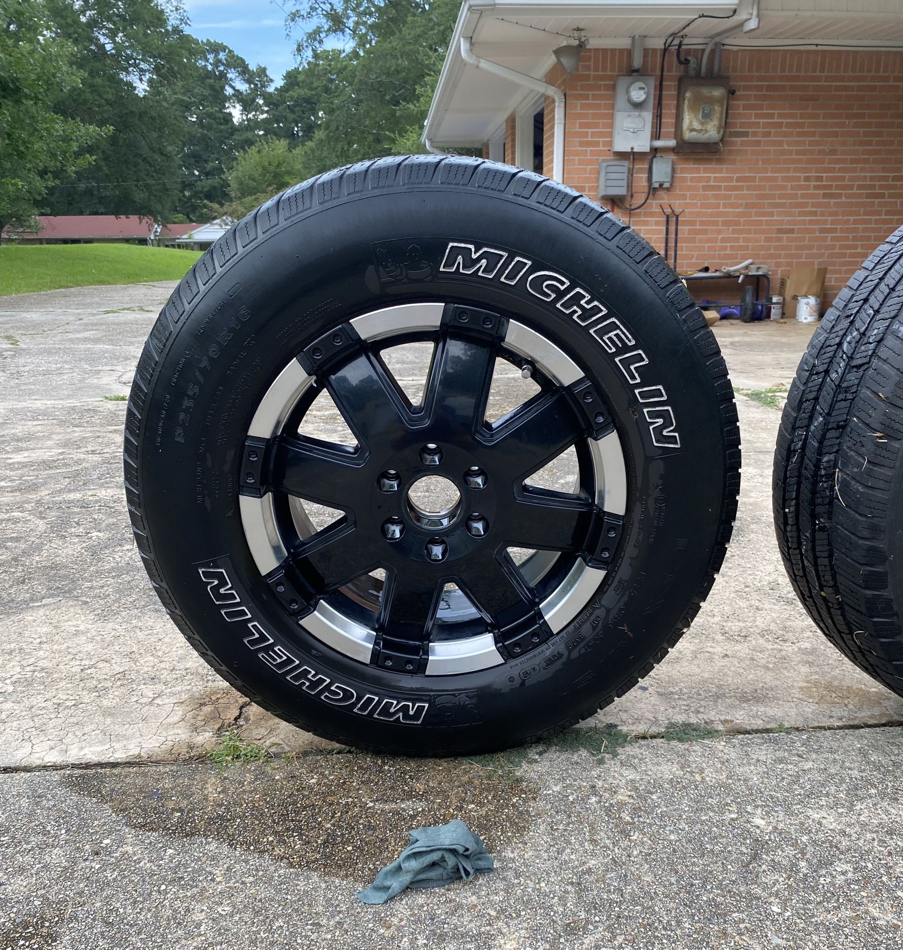 Granite Alloy Wheels, 6 Lug 