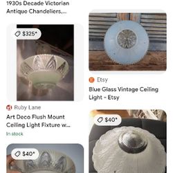 Antique Ceiling Light Fixture 