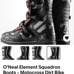 O’Neal Element Squadron Motocross Boots Size 11