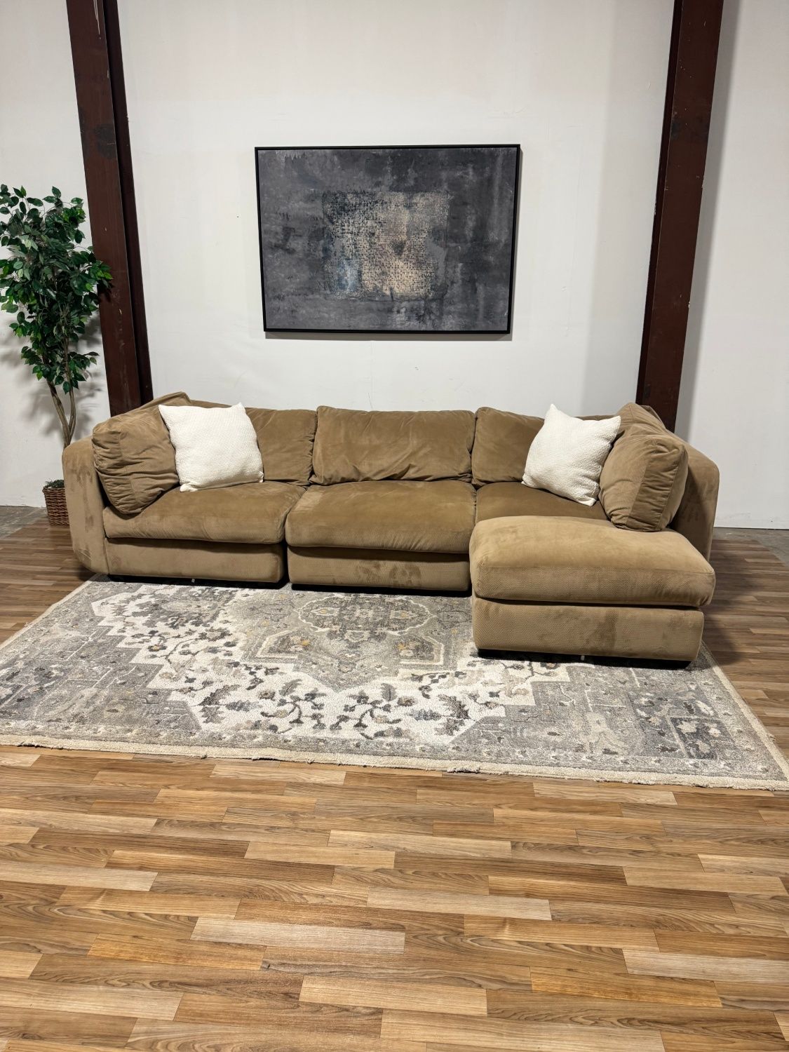 Modular Down 4Pc Sectional Sofa π Delivery Available