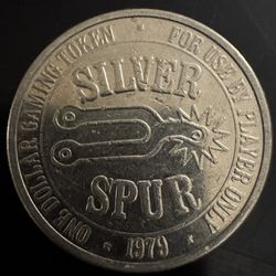 Silver Spur $1 token - Reno, Nevada