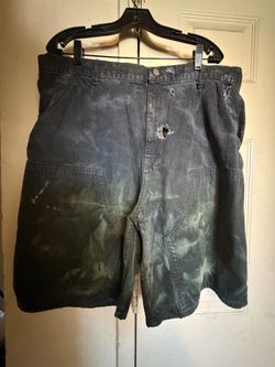 'That's An Awful Lot of Cough Syrup Distressed Canvas Work Shorts