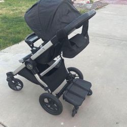 City Mini GT Jogger Double Stroller with Baby jogger stroller glider board .