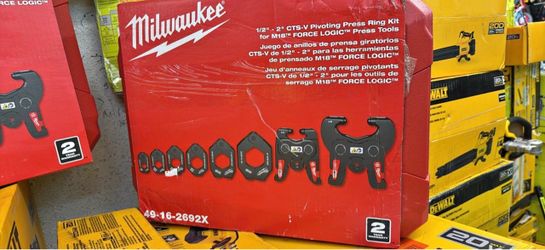 Milwaukee [hidden information]/2" - 2" CTS-V Pivoting Press Ring Kit