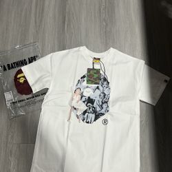 White Bape Tee