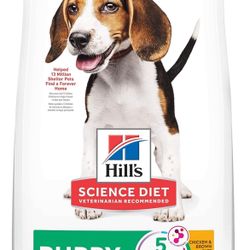 Hill’s Science Diet Big Bag of Dry Puppy Dog Food Chicken Meal & Barley Recipe 27.5 Lbs