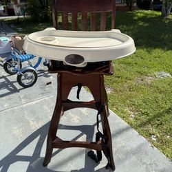Moving Sale- Wooden High chair