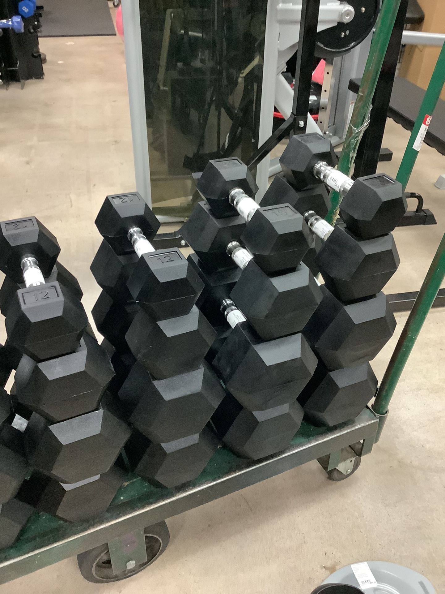 New Rubber Hex Dumbbells 1.50 Per Pound for Sale in Phoenix, AZ OfferUp