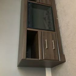 TV stand with electric fireplace