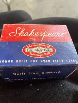 Vintage Shakespeare Antique Criterion Deluxe Level Winding Fishing Reel 1960