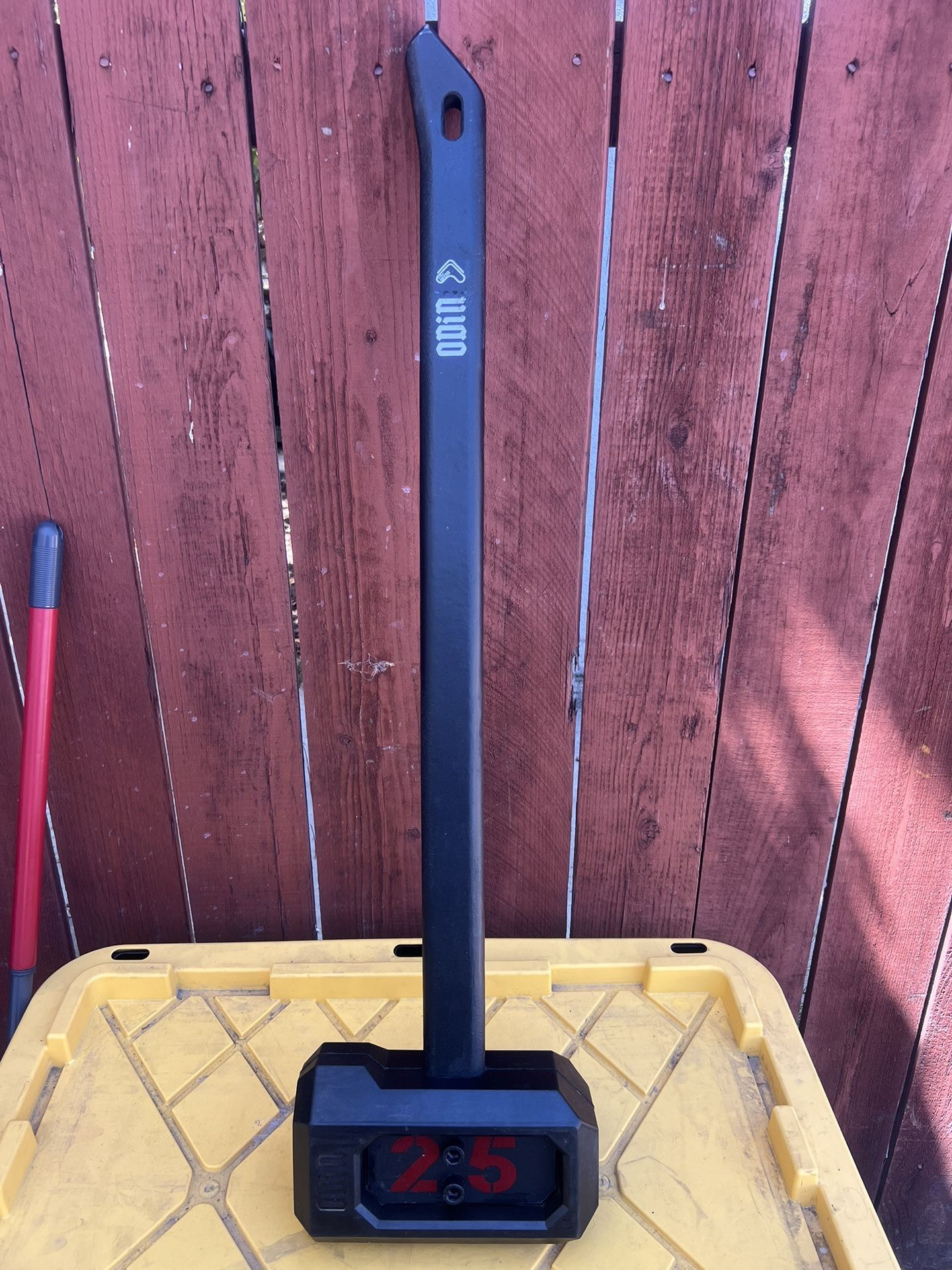 Tribe WOD 25lb Sledge Hammer Odin Steel Mace Bell for Strength Training