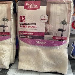Betty Homes Sheer Panels (2) Packs. Brand New.