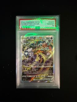 Mewtwo VSTAR Full Art PSA 10 Crown Zenith