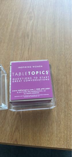 TableTopics Inspiring Women Conversation Cards