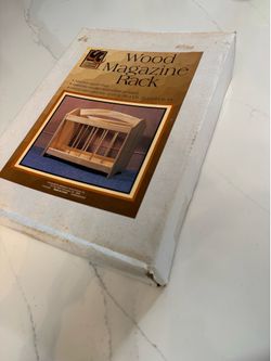 Wooden Magazine Rack