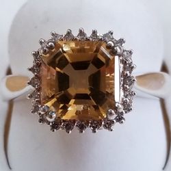 Ring Sterling Silver And Czs