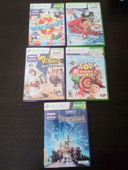 Xbox 360 kinect games toy story and more