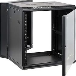 NIB 12U Dual-Hinge Network/AV Rack