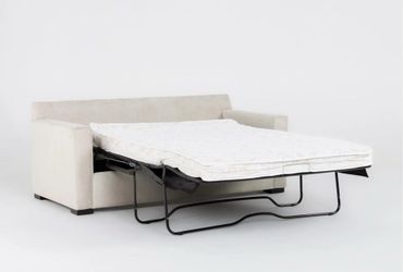 Living Spaces 81" Memory Foam Queen Sleeper Sofa Bed