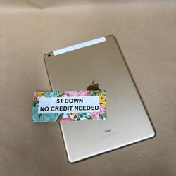 Apple IPad 5th Gen Tablet - Only $1 Today Pay The Rest Later! 
