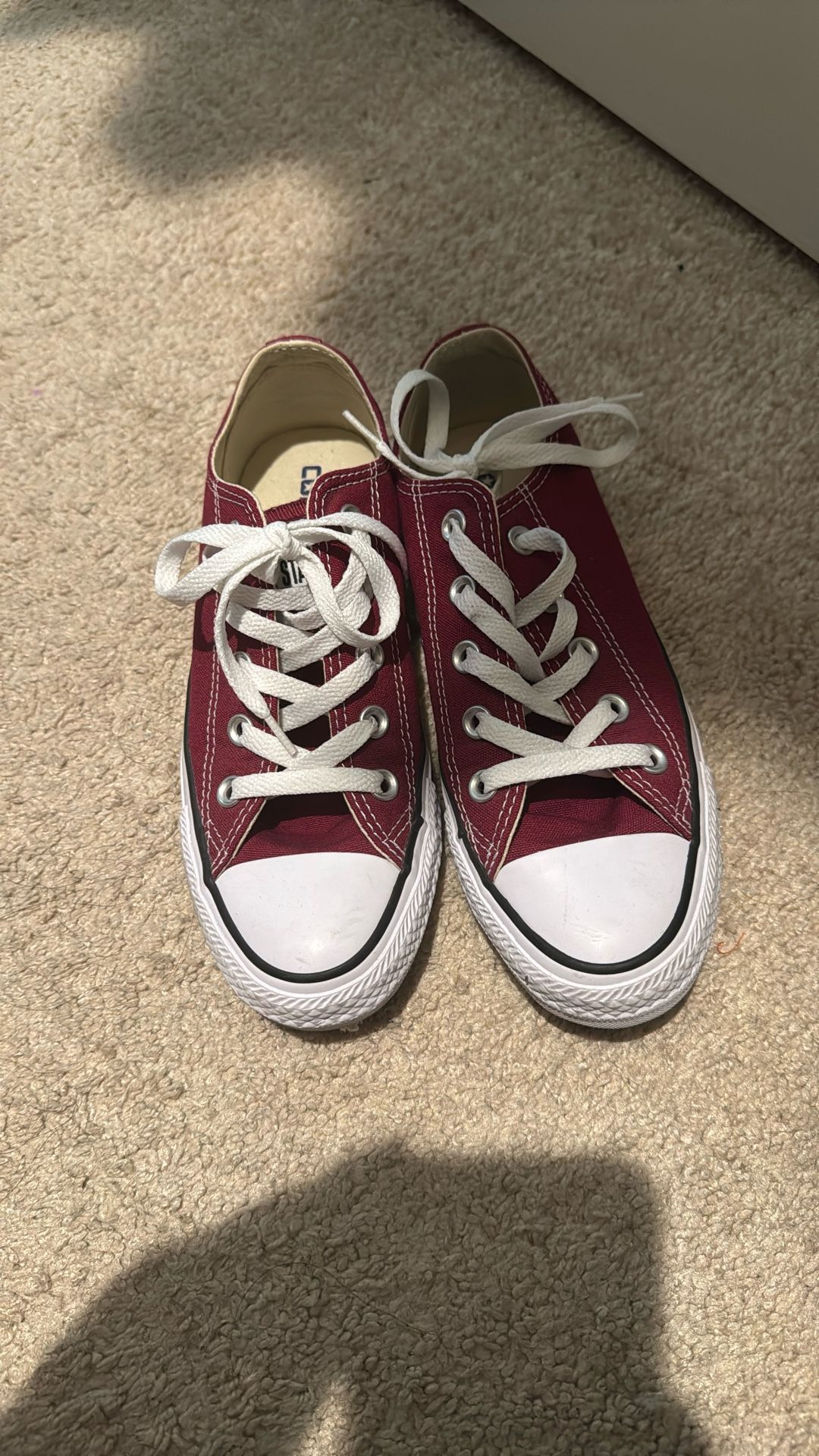 Maroon Converse