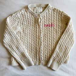 Zara kids girls Paris cardigan