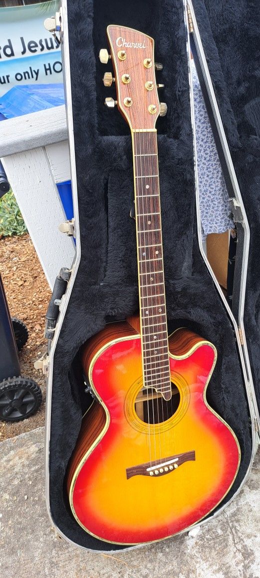 Charvel acoustic-electric guitar