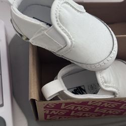 Infant / Newborn Slip-on vans - Size 1.0  NEW IN BOX