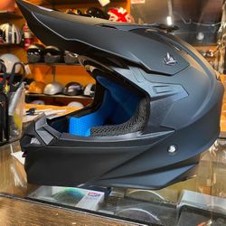 Off-road Dirt Bike Helmet New Dot Flat Black Motorcycle Helmet $90
