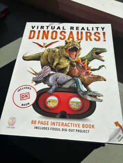 Virtual Reality Dinosaurs! Interactive Book
