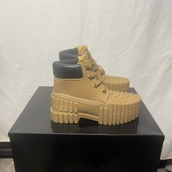 MSCHF 2x4 Boot 2024 Camel Wheat Oversized  NY Timbs MSCHF-014 Size 8.5