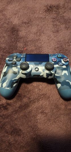 PS4 DualShock 4 Blue Camo Controller