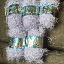 Paton Silverlash Yarn.