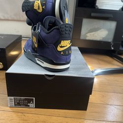 Jordan 4 Lakeshow