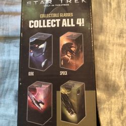 Star Trek Collectible Glass Cup Nero