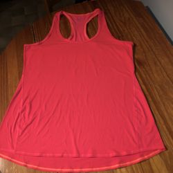 Athleta Size XL Bright Coral And Orange Tank Top