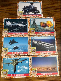 1991 Topps Desert Storm cards