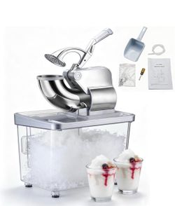 Commercial Electric Snow cone maker Ice Crusher Shaver Brand new still in the box.