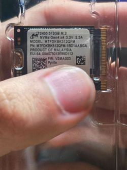 Gen 4 micron 512 GB SSD