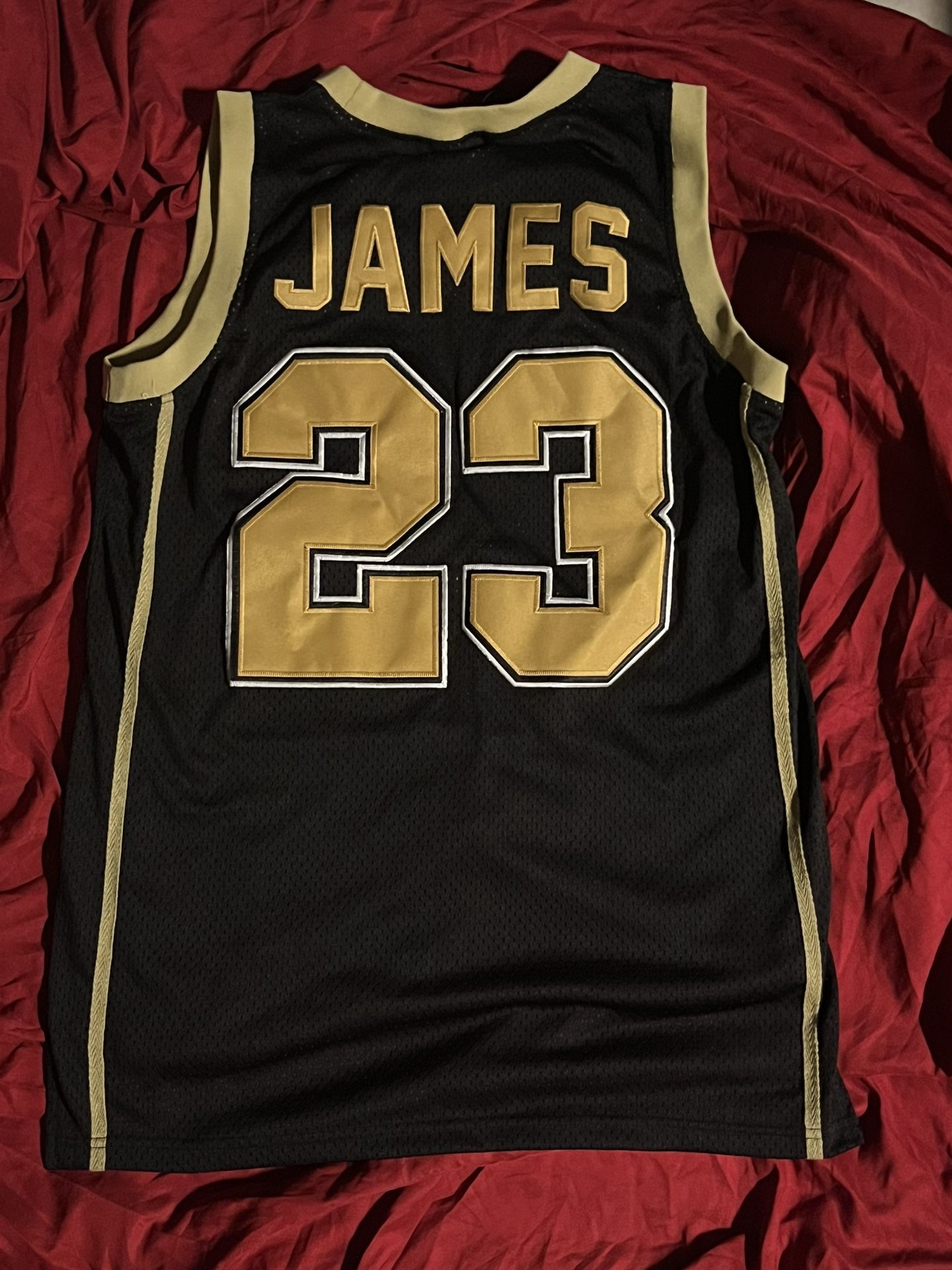 LeBron James St Mary jersey 