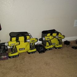Ryobi Drill Set