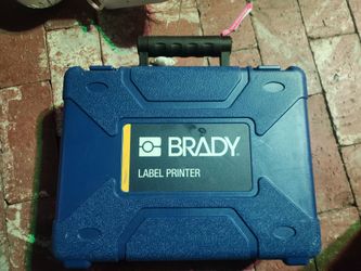 Brady M210 Handheld Label Printer w/ Case, 2 Label Cartridges + Extra Supply