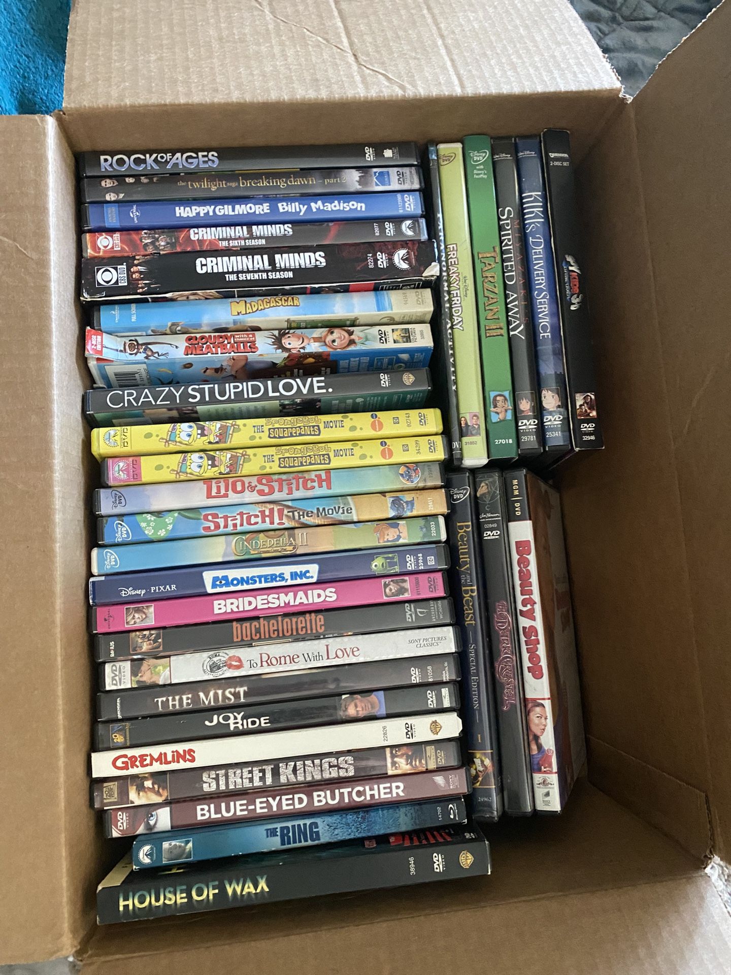 DVD , Blu Ray, Disney, Dream Works, Studio Ghibli