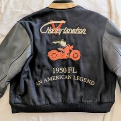 Harley Davidson, Vintage Jacket, Taz, Men's Size XL