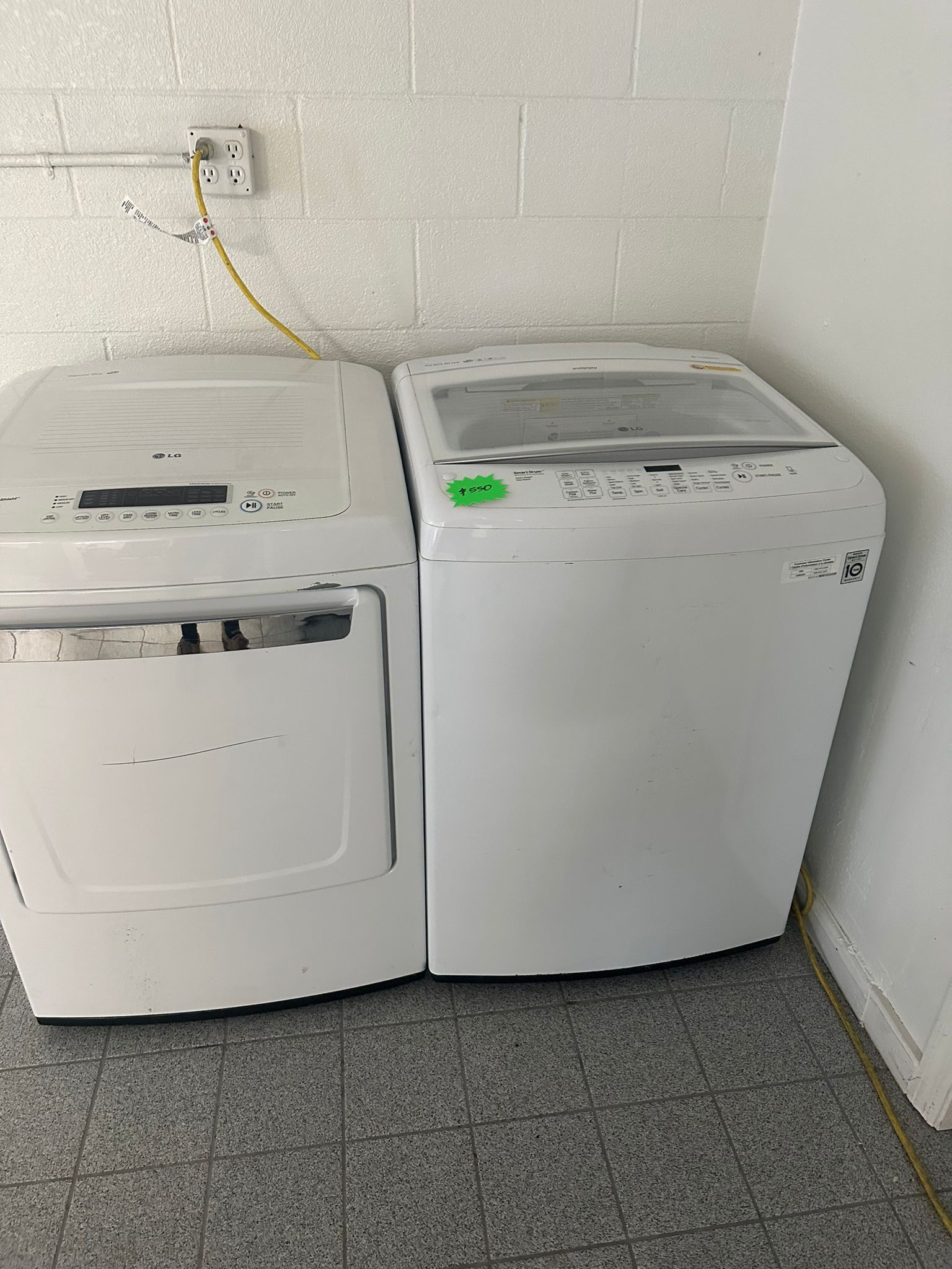 Lg Washer And Dryer Set