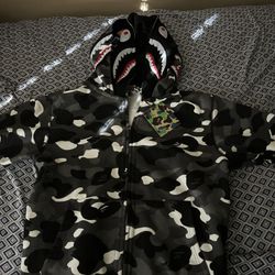 Double Hoodie Bape 