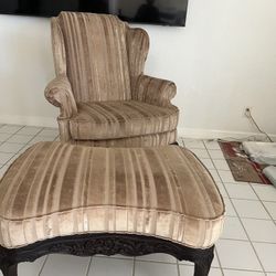 Chair and ottoman